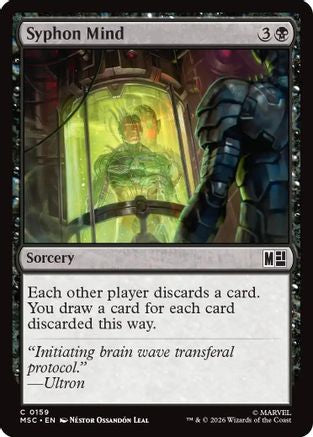 Syphon Mind (Surge Foil) - Commander: Marvel Super Heroes Foil