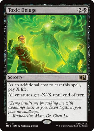 Toxic Deluge (Surge Foil) - Commander: Marvel Super Heroes Foil