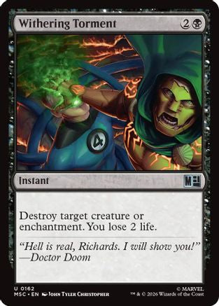 Withering Torment (Surge Foil) - Commander: Marvel Super Heroes Foil