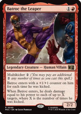 Batroc the Leaper - Commander: Marvel Super Heroes