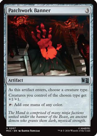 Patchwork Banner (Surge Foil) - Commander: Marvel Super Heroes Foil
