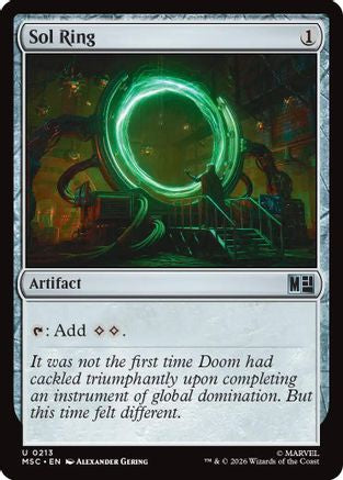 Sol Ring (0213) (Surge Foil) - Commander: Marvel Super Heroes Foil