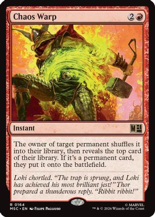 Chaos Warp - Commander: Marvel Super Heroes