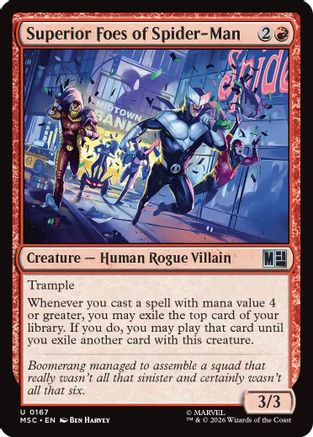 Superior Foes of Spider-Man - Commander: Marvel Super Heroes