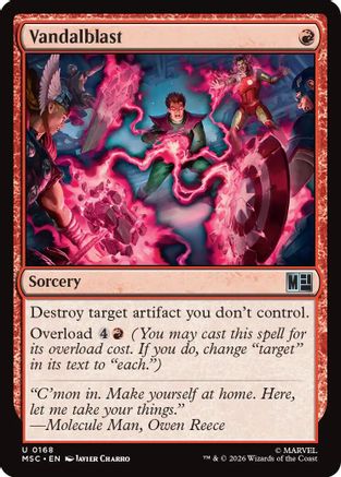 Vandalblast (Surge Foil) - Commander: Marvel Super Heroes Foil
