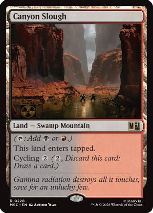 Canyon Slough (Surge Foil) - Commander: Marvel Super Heroes Foil