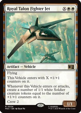 Royal Talon Fighter Jet - Commander: Marvel Super Heroes