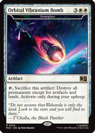 Orbital Vibranium Bomb - Scourglass - Commander: Marvel Super Heroes