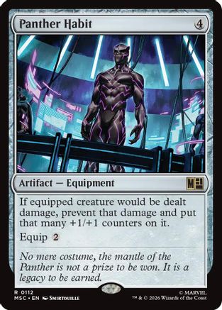 Panther Habit - Commander: Marvel Super Heroes