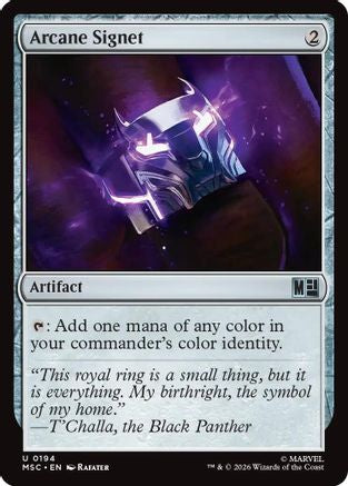 Arcane Signet (0194) - Commander: Marvel Super Heroes