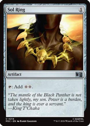 Sol Ring (0214) - Commander: Marvel Super Heroes