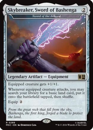 Skybreaker, Sword of Bashenga - Sword of the Animist - Commander: Marvel Super Heroes