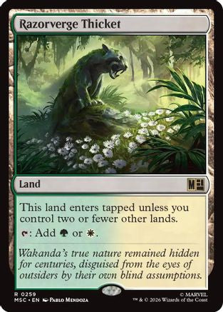 Razorverge Thicket - Commander: Marvel Super Heroes