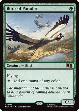 Birds of Paradise (Surge Foil) - Commander: Marvel Super Heroes Foil