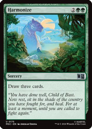 Harmonize (Surge Foil) - Commander: Marvel Super Heroes Foil