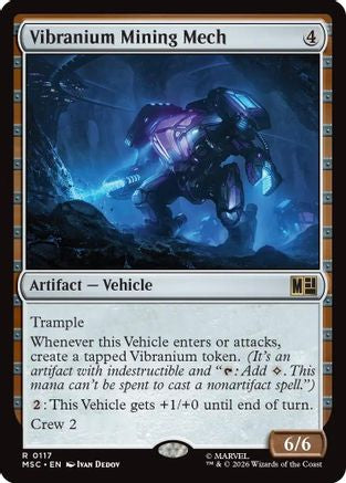 Vibranium Mining Mech (Surge Foil) - Commander: Marvel Super Heroes Foil