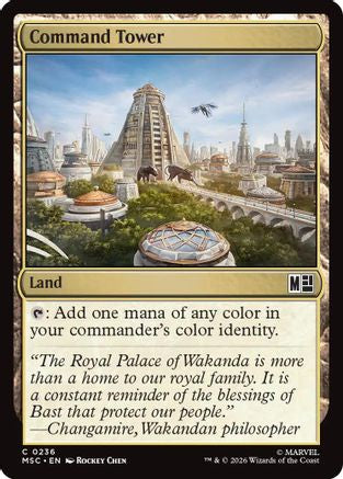 Command Tower (0236) (Surge Foil) - Commander: Marvel Super Heroes Foil