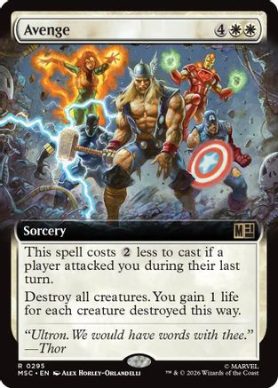 Avenge (Extended Art) - Commander: Marvel Super Heroes