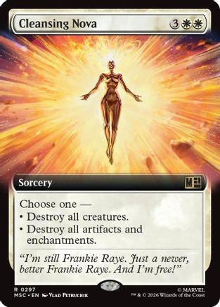 Cleansing Nova (Extended Art) - Commander: Marvel Super Heroes Foil