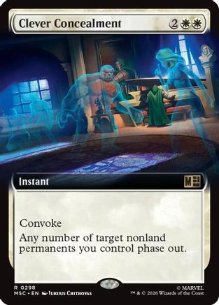 Clever Concealment (Extended Art) - Commander: Marvel Super Heroes