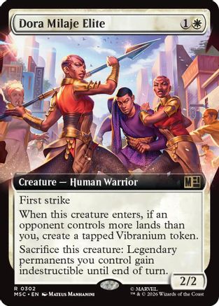 Dora Milaje Elite (Extended Art) - Commander: Marvel Super Heroes
