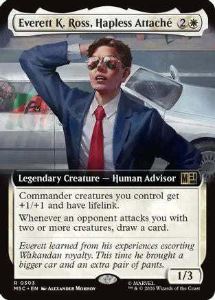 Everett K. Ross, Hapless Attache (Extended Art) - Commander: Marvel Super Heroes