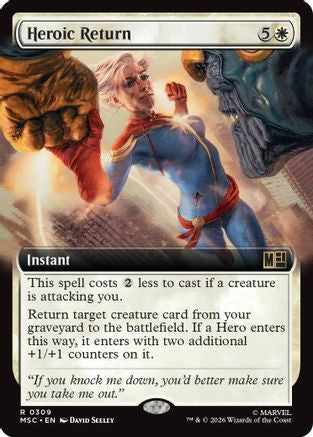 Heroic Return (Extended Art) - Commander: Marvel Super Heroes Foil