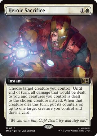 Heroic Sacrifice (Extended Art) - Commander: Marvel Super Heroes