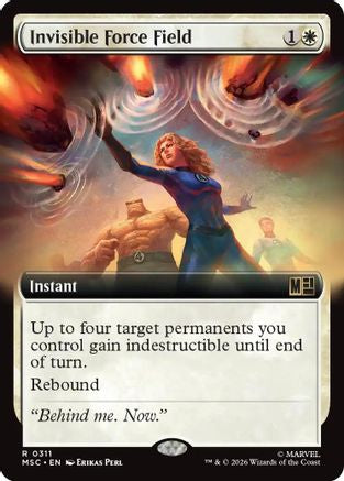 Invisible Force Field (Extended Art) - Commander: Marvel Super Heroes Foil