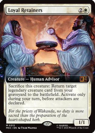 Loyal Retainers (Extended Art) - Commander: Marvel Super Heroes