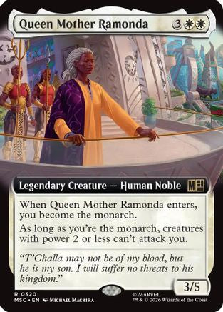 Queen Mother Ramonda (Extended Art) - Commander: Marvel Super Heroes