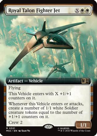 Royal Talon Fighter Jet (Extended Art) - Commander: Marvel Super Heroes