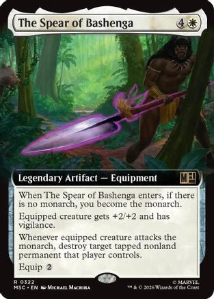 The Spear of Bashenga (Extended Art) - Commander: Marvel Super Heroes