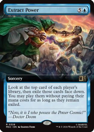 Extract Power (Extended Art) - Commander: Marvel Super Heroes