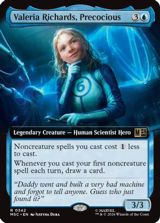 Valeria Richards, Precocious (Extended Art) - Commander: Marvel Super Heroes