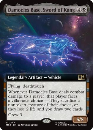 Damocles Base, Sword of Kang (Extended Art) - Commander: Marvel Super Heroes