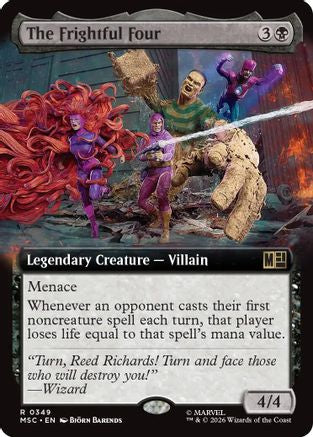 The Frightful Four (Extended Art) - Commander: Marvel Super Heroes