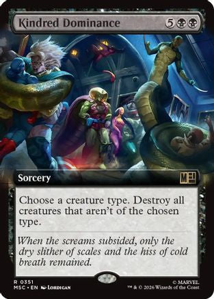 Kindred Dominance (Extended Art) - Commander: Marvel Super Heroes Foil