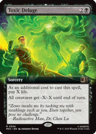 Toxic Deluge (Extended Art) - Commander: Marvel Super Heroes