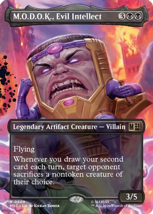 M.O.D.O.K., Evil Intellect (Borderless) - Commander: Marvel Super Heroes Foil