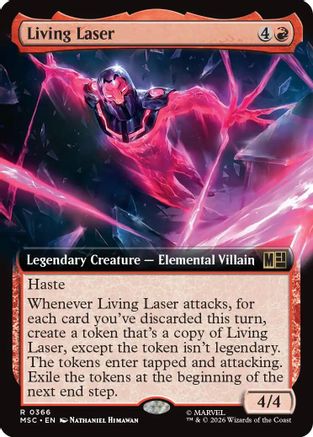 Living Laser (Extended Art) - Commander: Marvel Super Heroes Foil