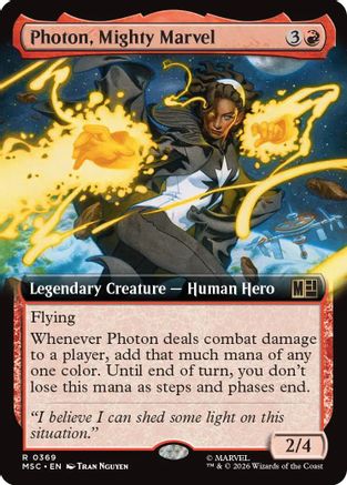 Photon, Mighty Marvel (Extended Art) - Commander: Marvel Super Heroes Foil