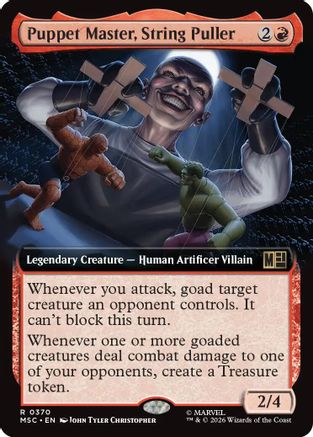 Puppet Master, String Puller (Extended Art) - Commander: Marvel Super Heroes