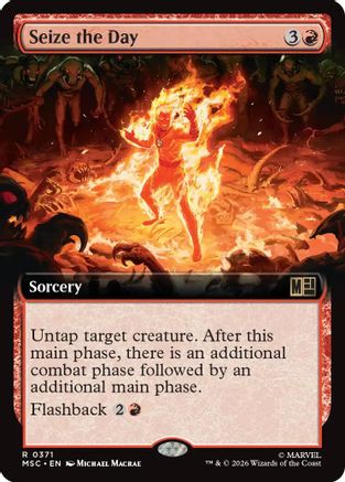 Seize the Day (Extended Art) - Commander: Marvel Super Heroes Foil