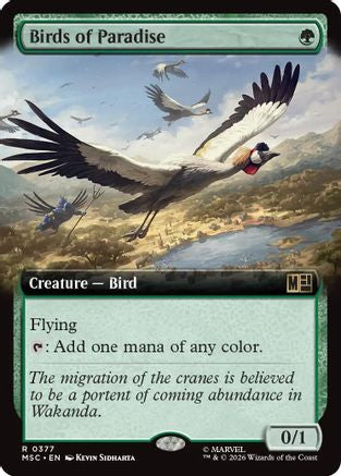 Birds of Paradise (Extended Art) - Commander: Marvel Super Heroes