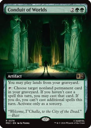 Conduit of Worlds (Extended Art) - Commander: Marvel Super Heroes Foil