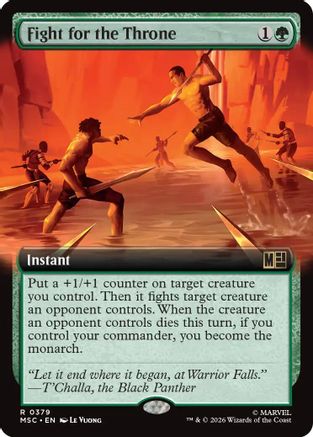Fight for the Throne (Extended Art) - Commander: Marvel Super Heroes