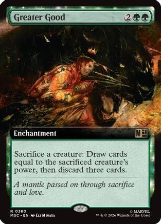 Greater Good (Extended Art) - Commander: Marvel Super Heroes