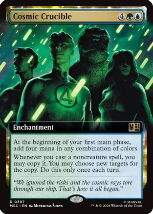 Cosmic Crucible (Extended Art) - Commander: Marvel Super Heroes Foil