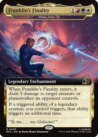 Franklin's Finality - Annie Joins Up (Extended Art) - Commander: Marvel Super Heroes